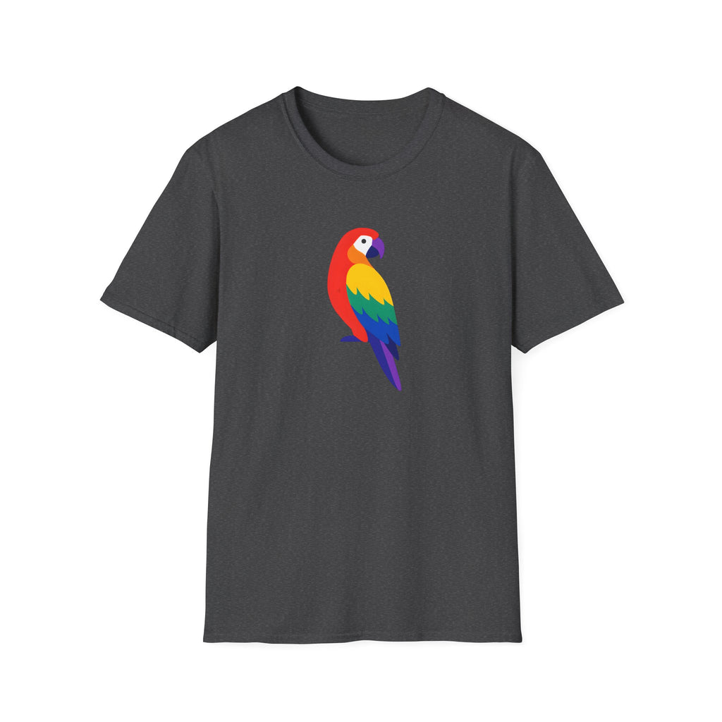 Colorful Parrot Illustration T-Shirt
