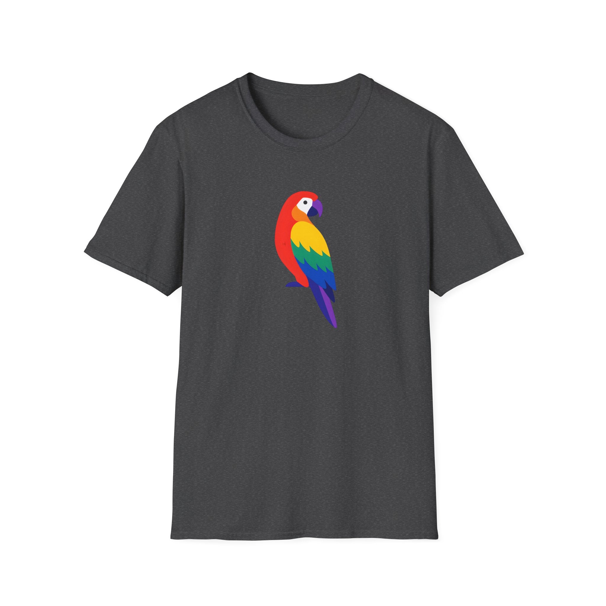 Colorful Parrot Illustration T-Shirt