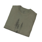 Hiker in Dark Forest T-Shirt