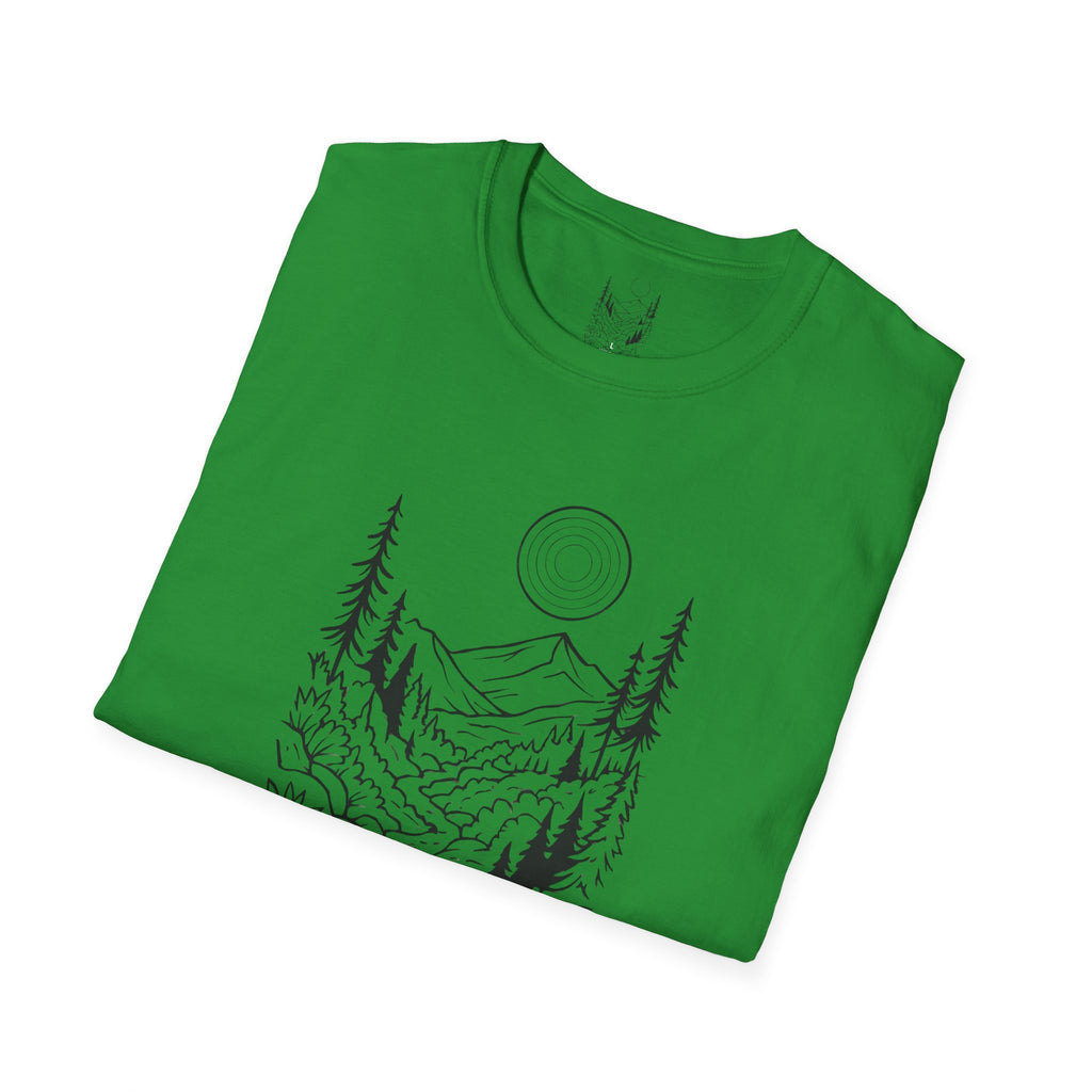 Moonlit Mountain Landscape T-Shirt