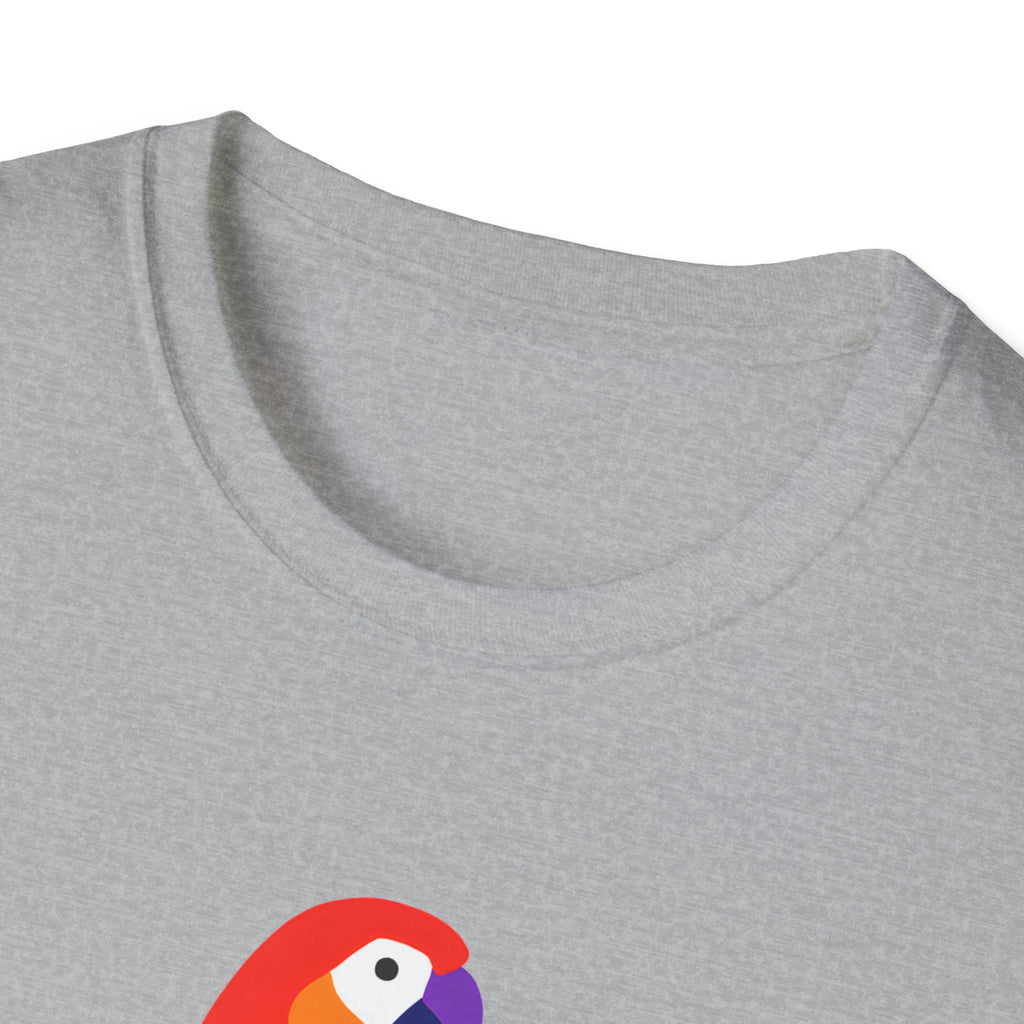 Colorful Parrot Illustration T-Shirt