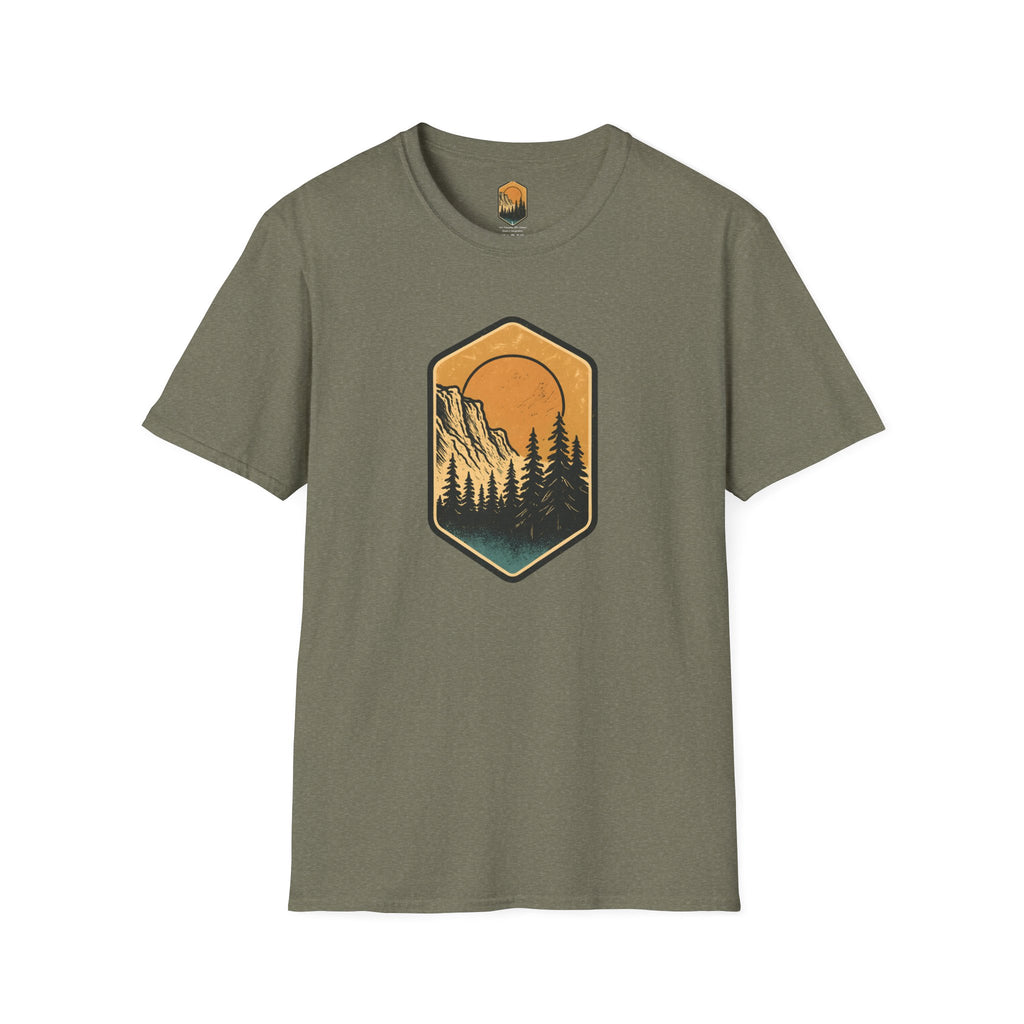 Sunset Mountain Forest T-Shirt
