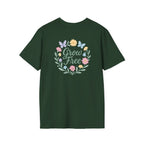 Grow Free Floral Wreath T-Shirt