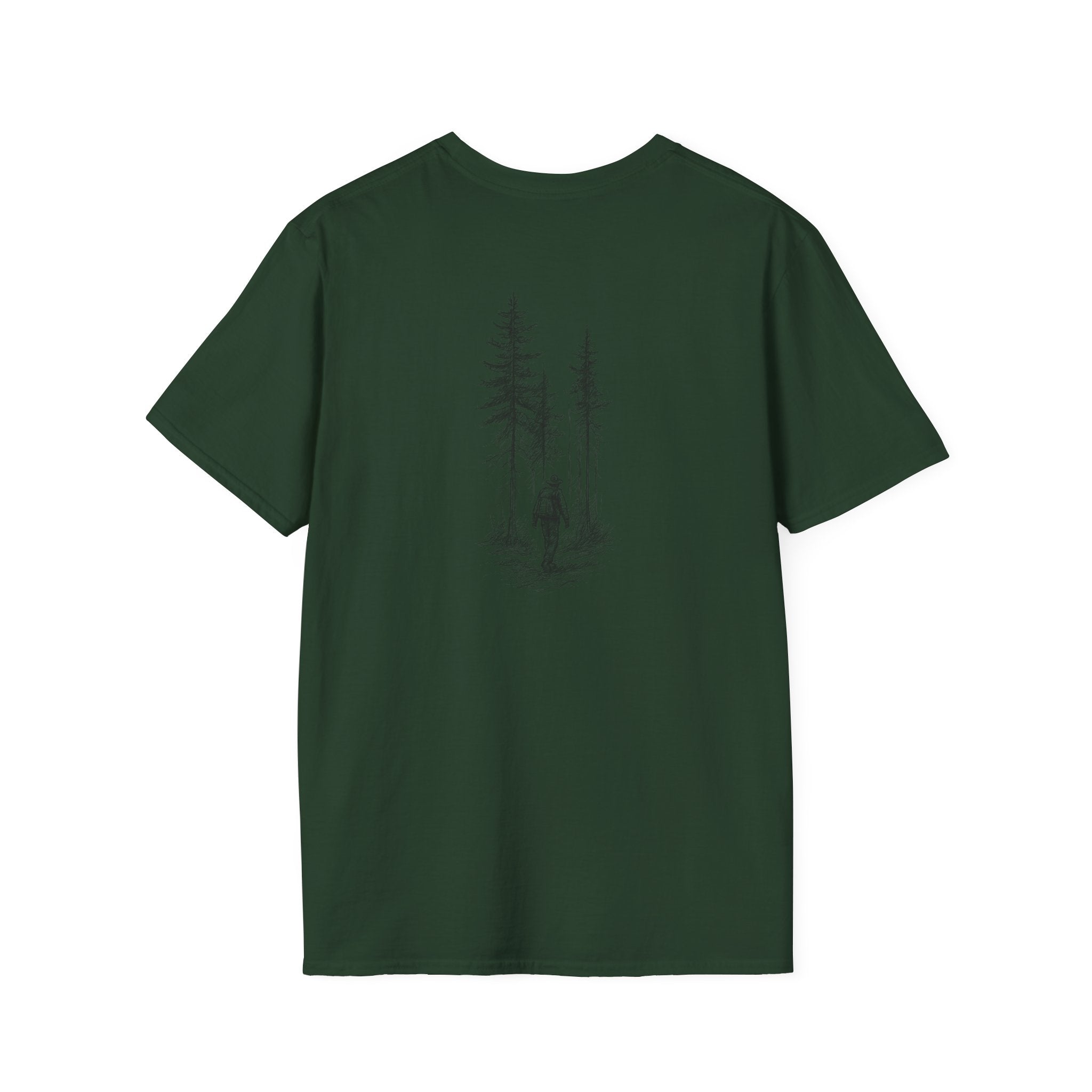 Hiker in Dark Forest T-Shirt