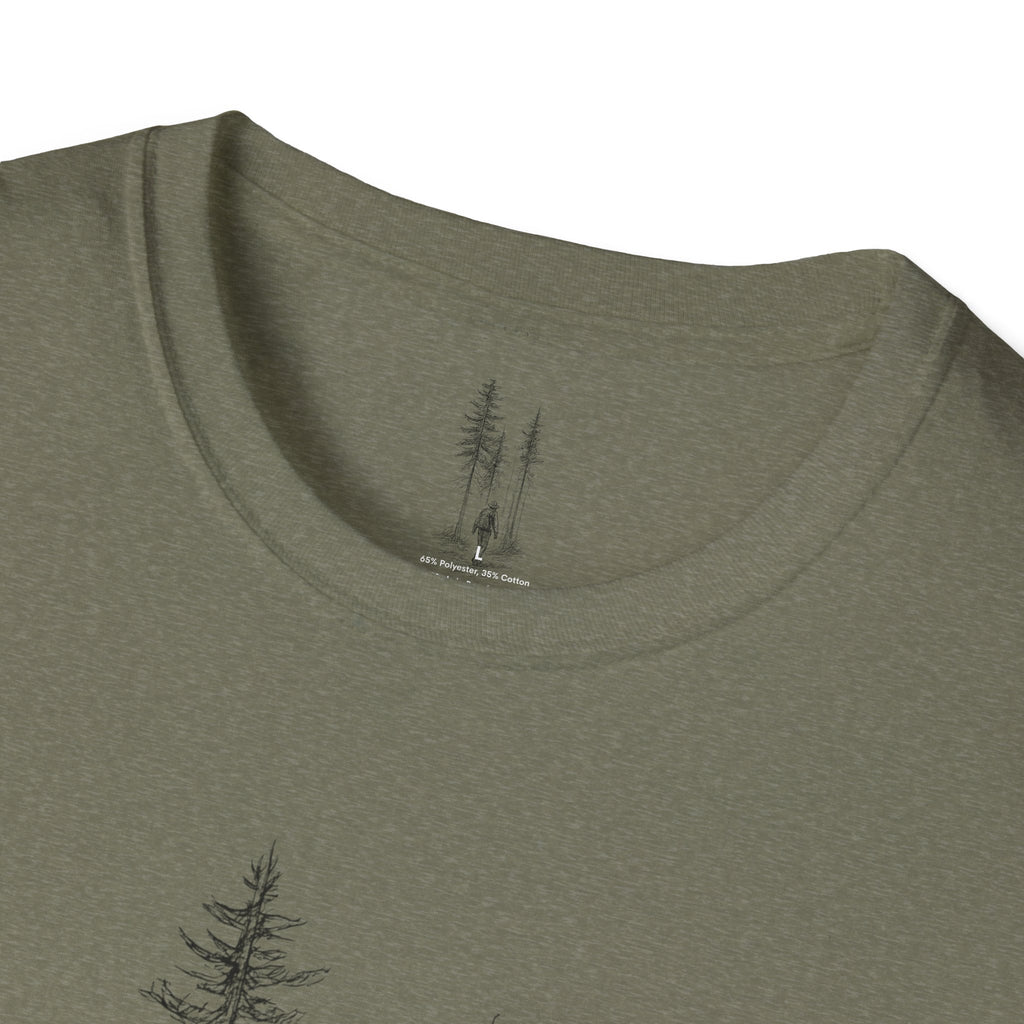Hiker in Dark Forest T-Shirt