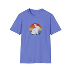 Rainbow striped rabbit T-Shirt