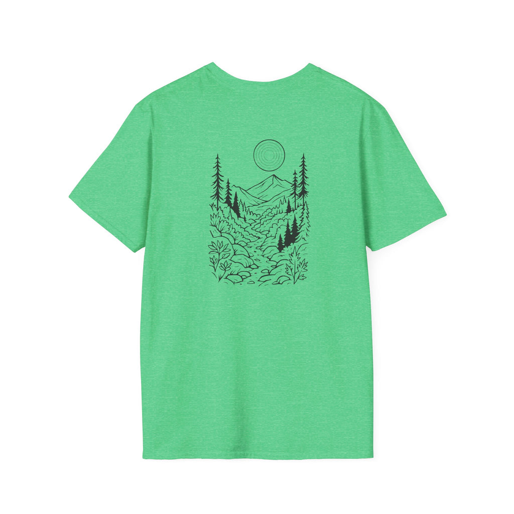 Moonlit Mountain Landscape T-Shirt