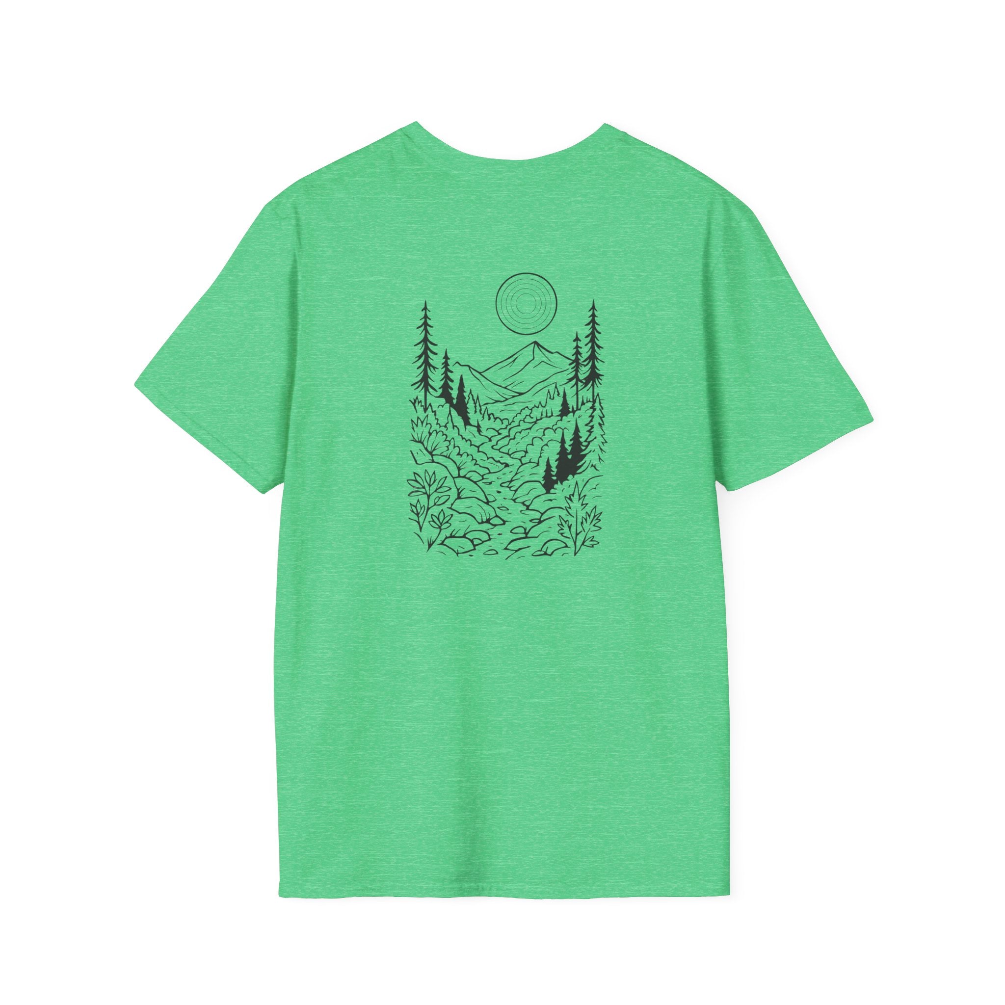 Moonlit Mountain Landscape T-Shirt