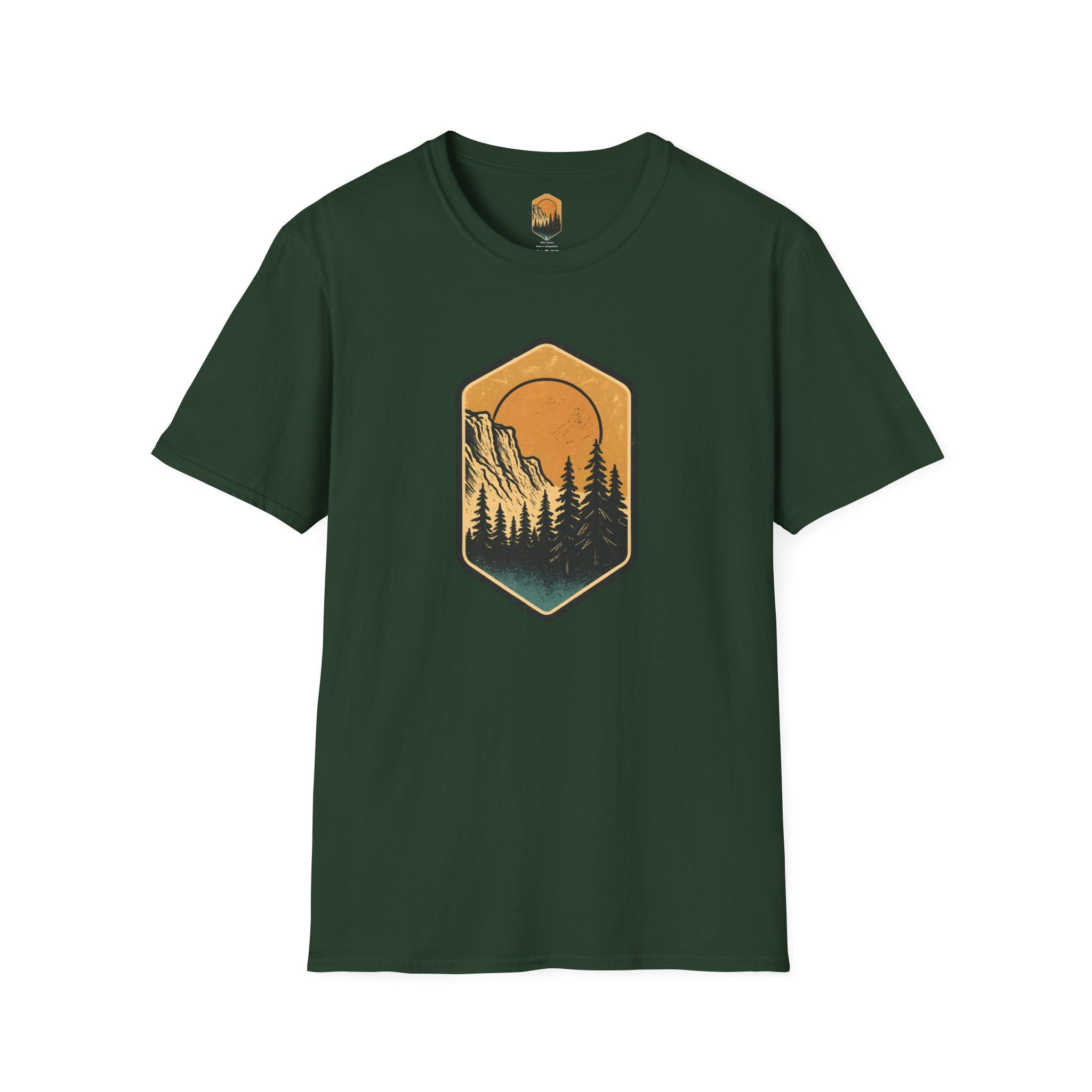 Sunset Mountain Forest T-Shirt