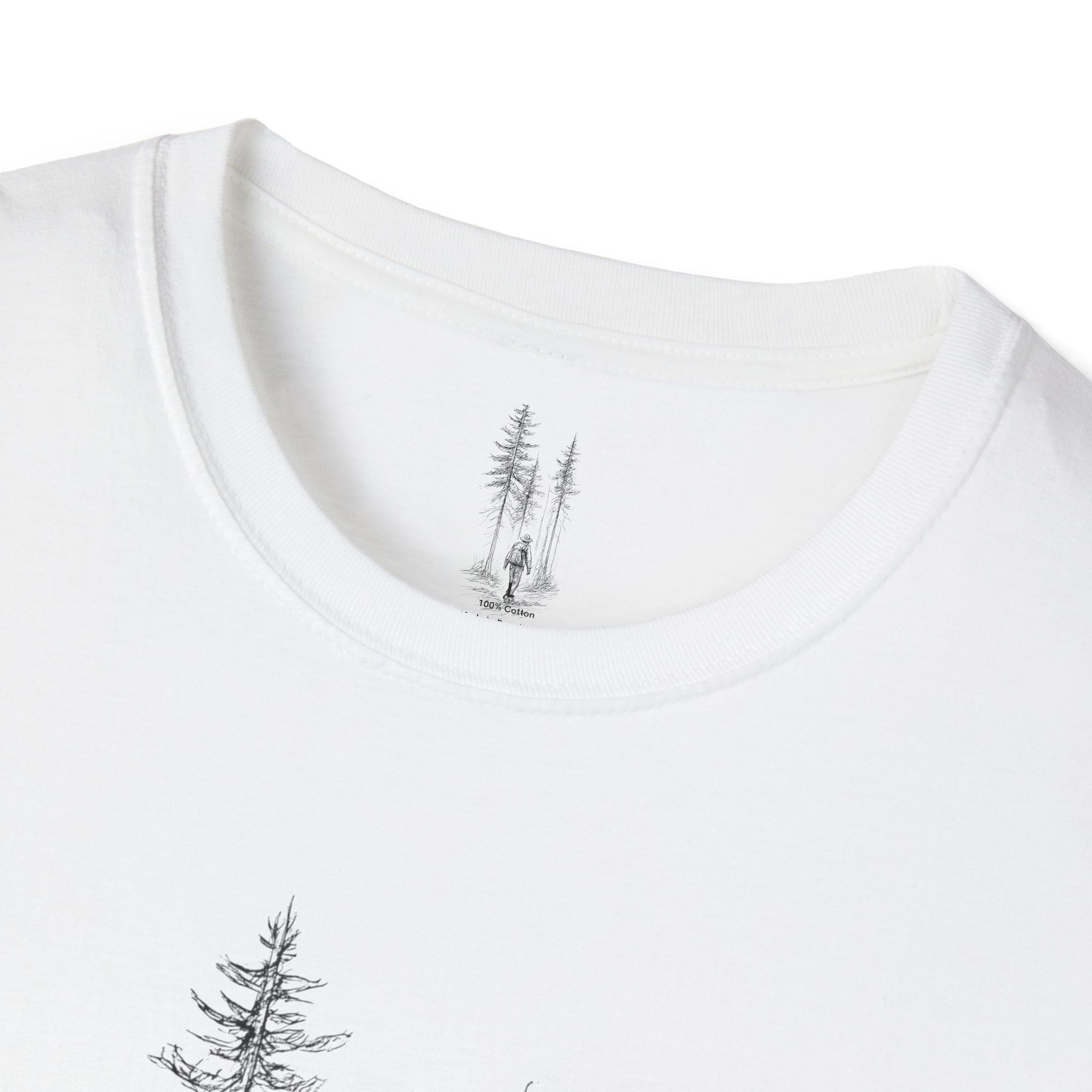 Hiker in Dark Forest T-Shirt