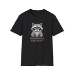 Raccoon Morning Coffee T-Shirt