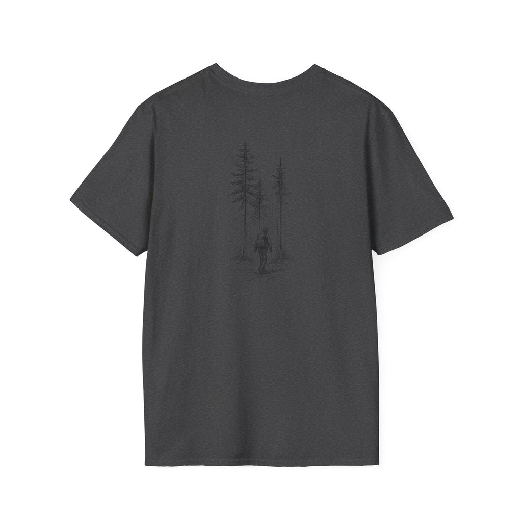 Hiker in Dark Forest T-Shirt