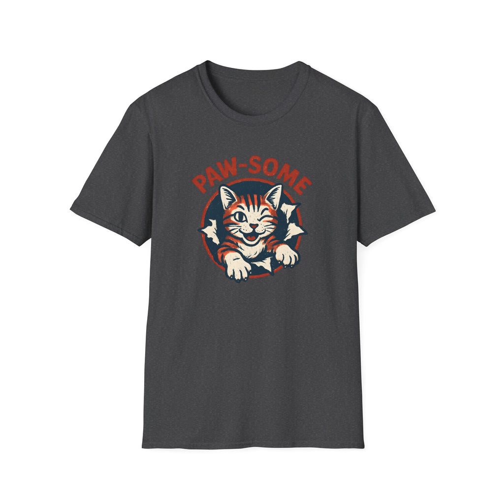 Pawsome Cat Logo T-Shirt