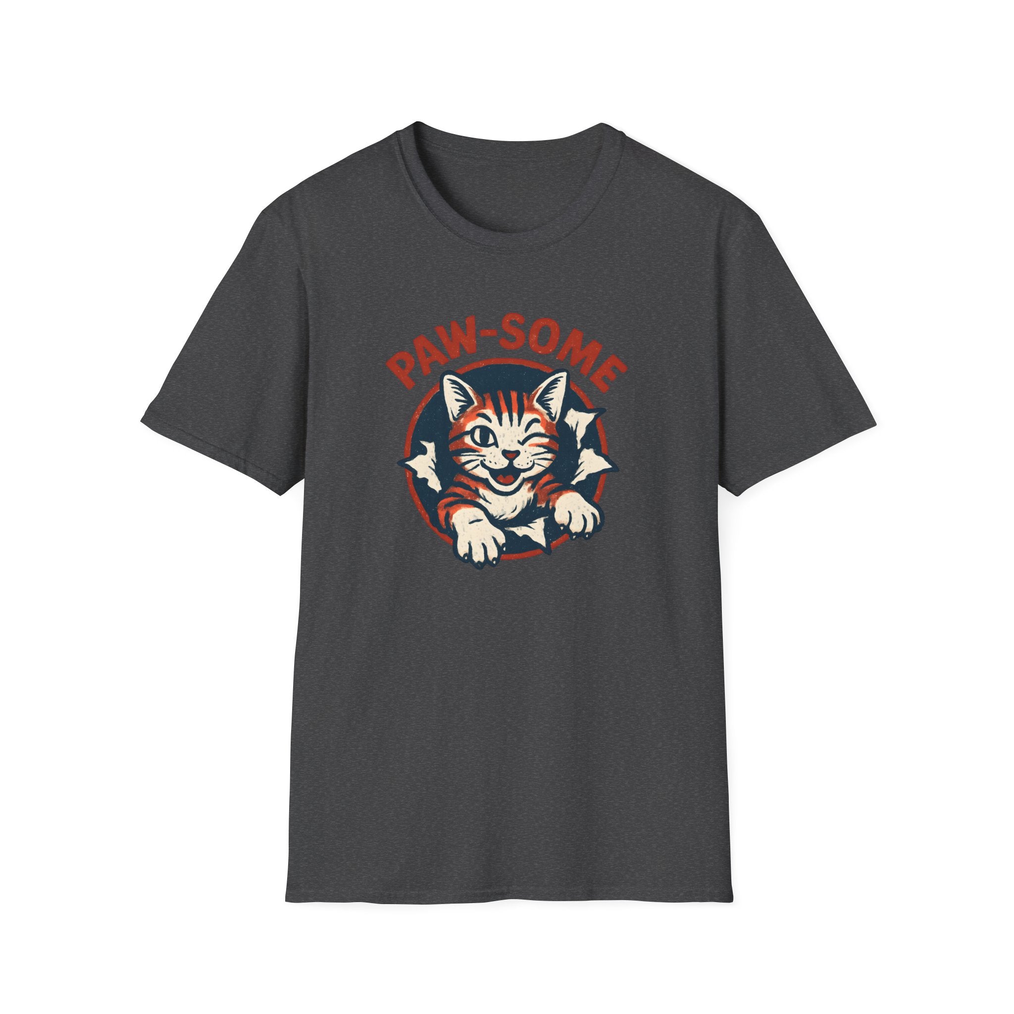 Pawsome Cat Logo T-Shirt
