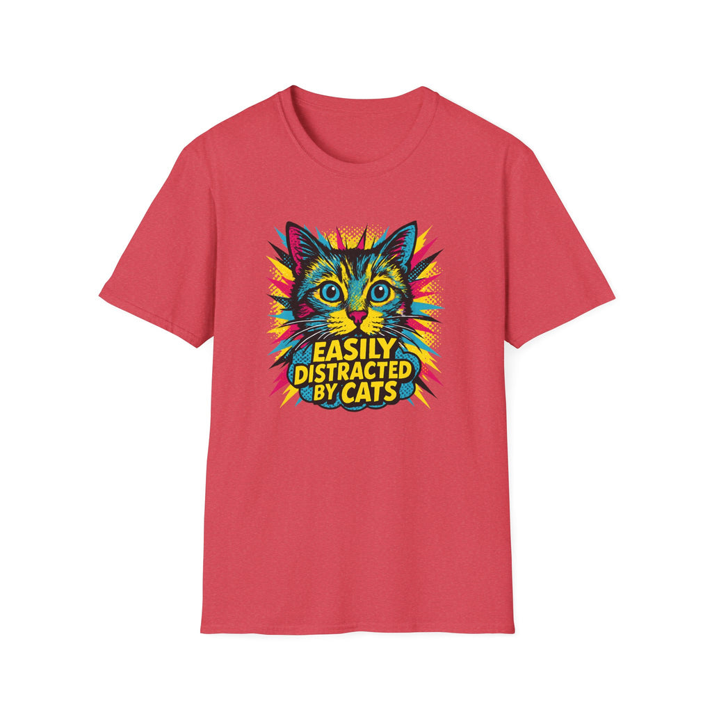 Easily Distracted by Cats T-Shirt