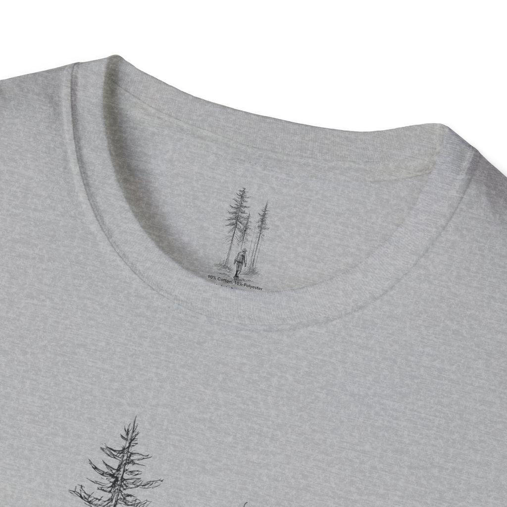 Hiker in Dark Forest T-Shirt