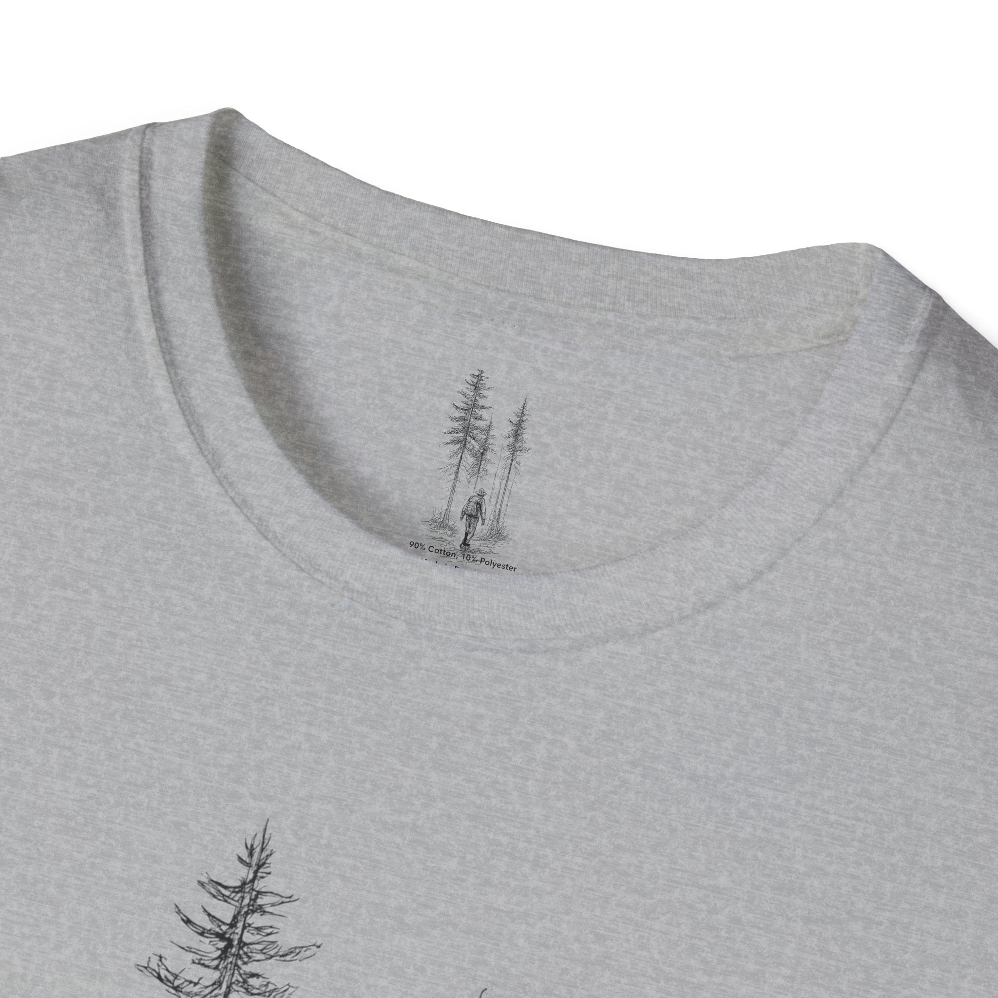 Hiker in Dark Forest T-Shirt