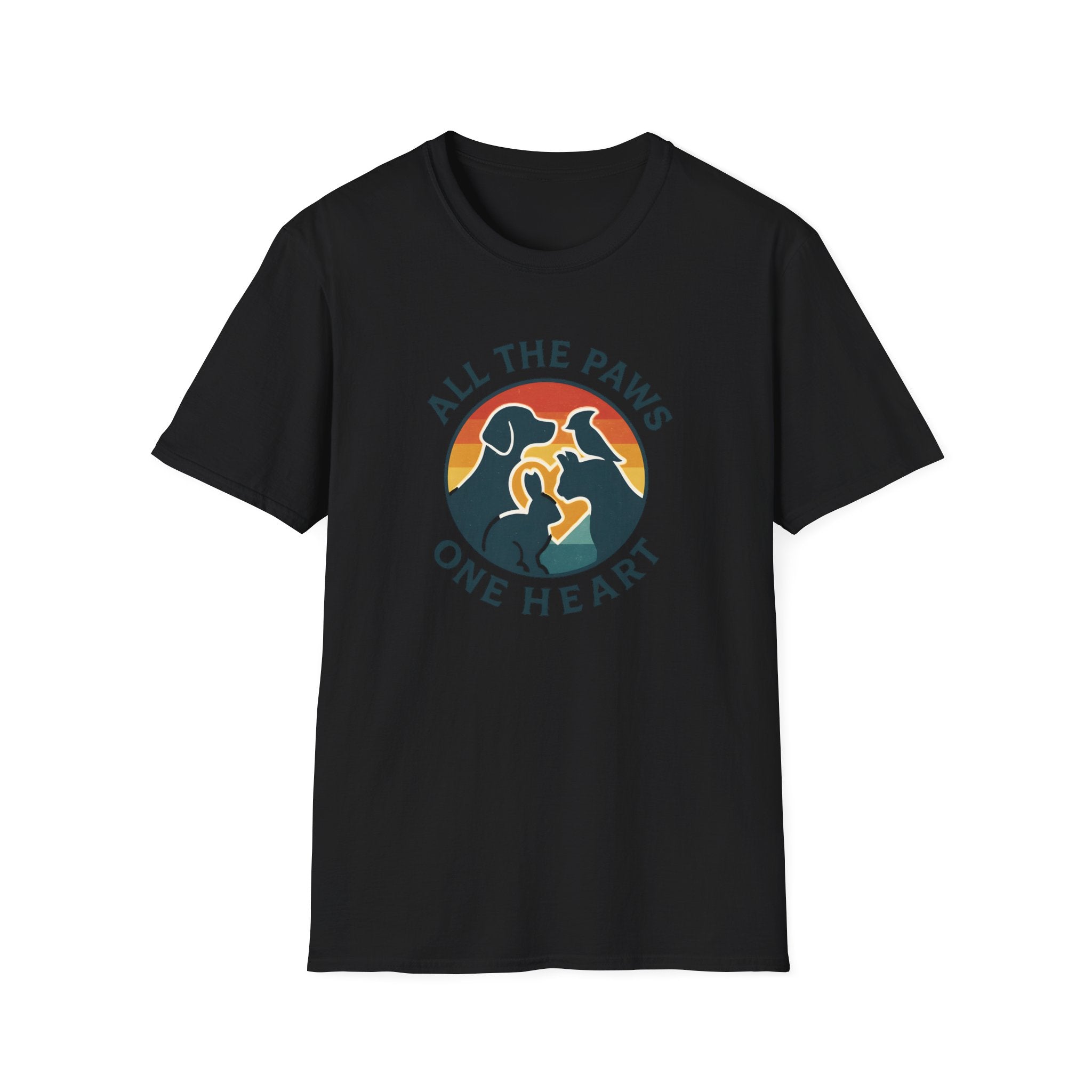 Dogs Form Heart T-Shirt