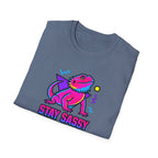Neon Lizard Illustration T-Shirt