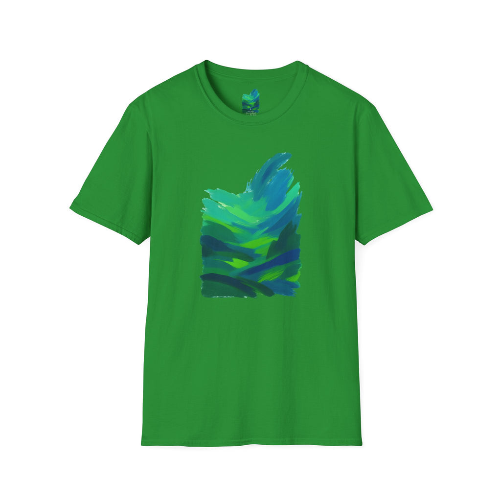 Abstract Green Landscape T-Shirt