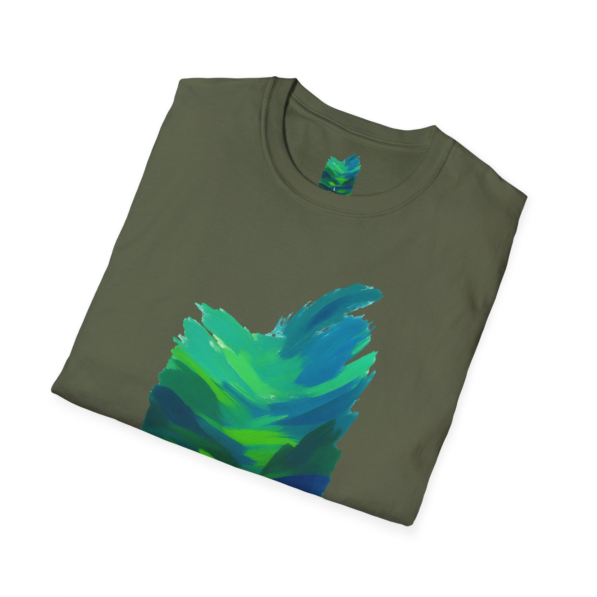 Abstract Green Landscape T-Shirt