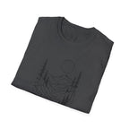 Moonlit Mountain Landscape T-Shirt