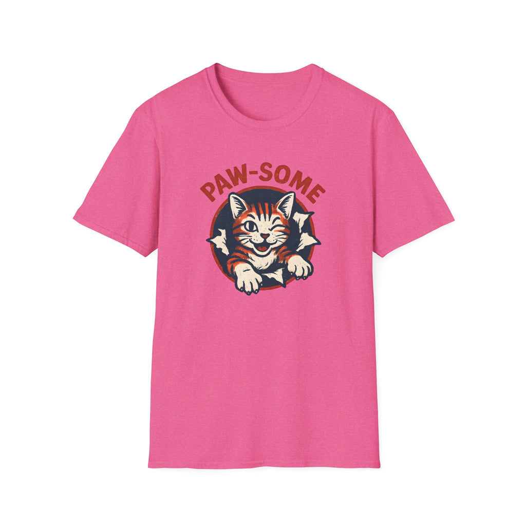 Pawsome Cat Logo T-Shirt