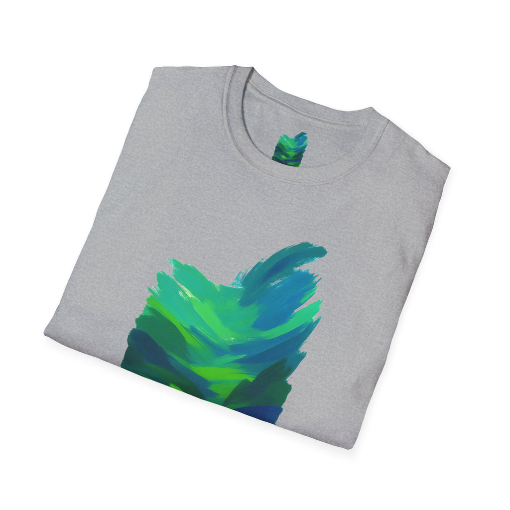Abstract Green Landscape T-Shirt