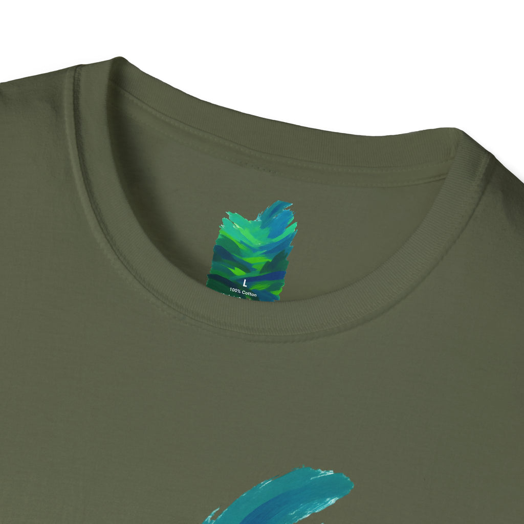Abstract Green Landscape T-Shirt