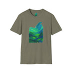 Abstract Green Landscape T-Shirt