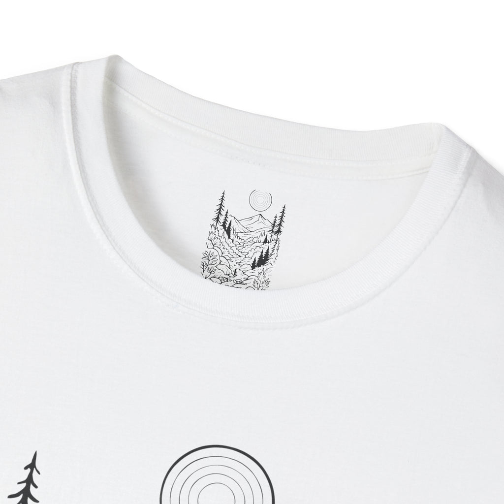 Moonlit Mountain Landscape T-Shirt