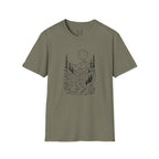 Moonlit Mountain Landscape T-Shirt