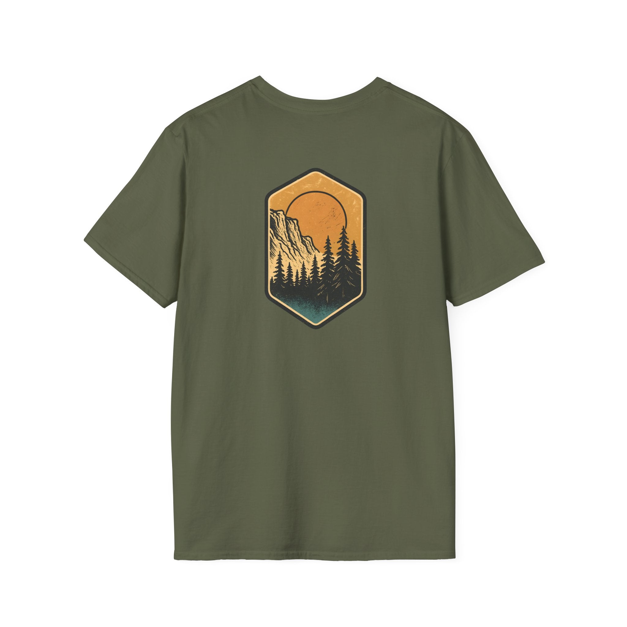 Sunset Mountain Forest T-Shirt