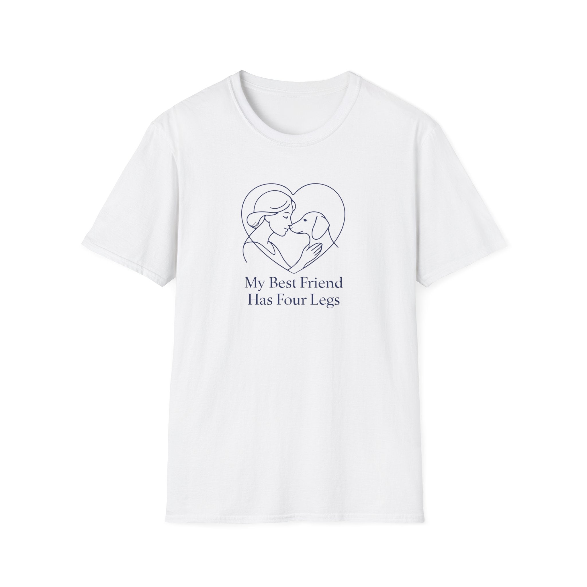 Dog and Woman Heart T-Shirt